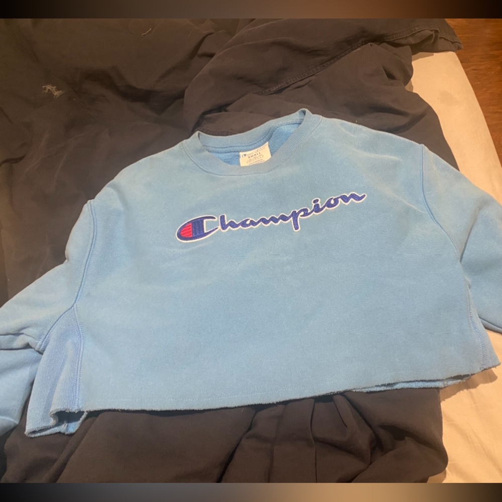 Champion cropped sweater size small
